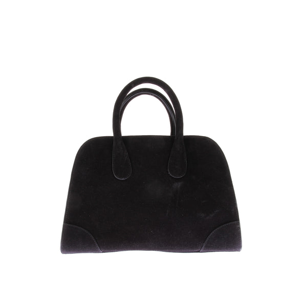 Sac à main en daim noir