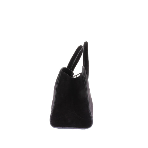 Sac à main en daim noir