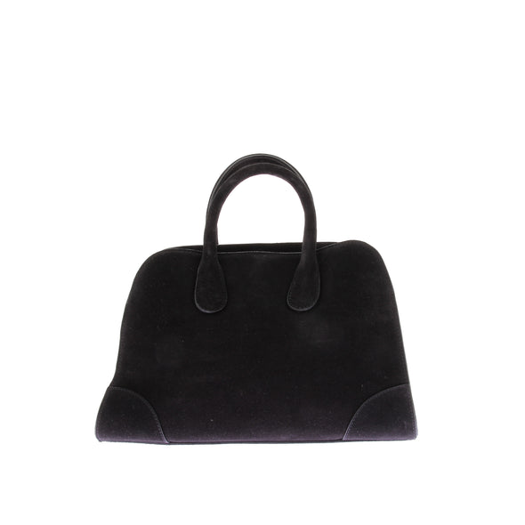 Sac à main en daim noir