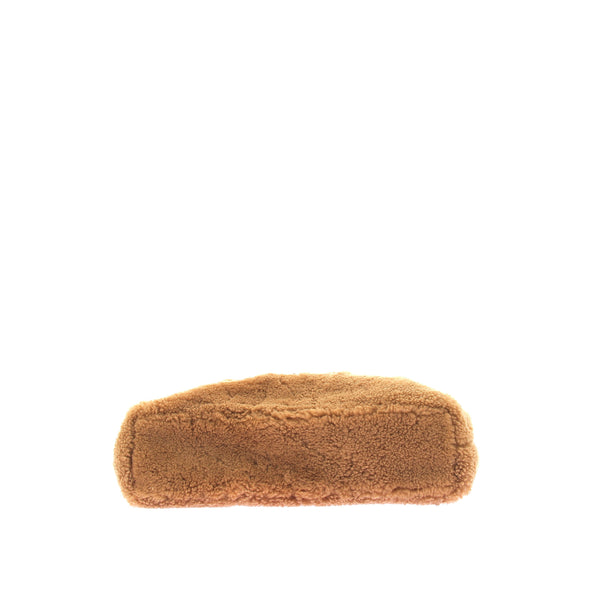 Sac en fourrure synthétique camel