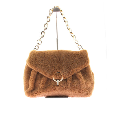 Sac en fourrure synthétique camel