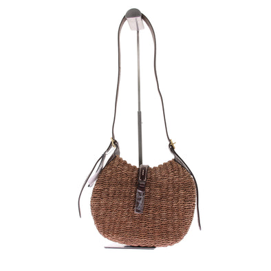 Petit sac "Shoulder Polo ID" en raphia