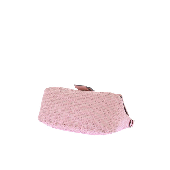 Sac à main "Mamma Baguette" en cuir rose