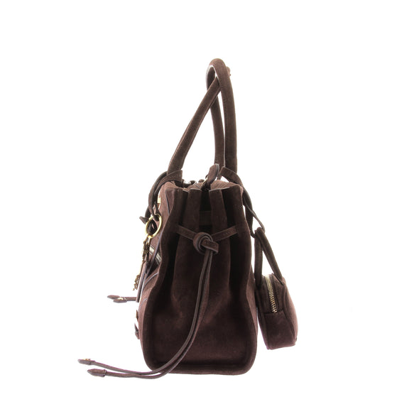 Sac à main en daim "Zouzou"