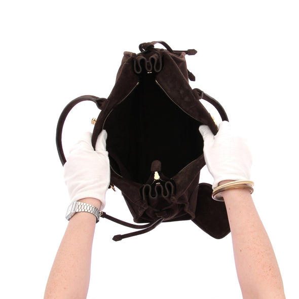 Sac à main en daim "Zouzou"