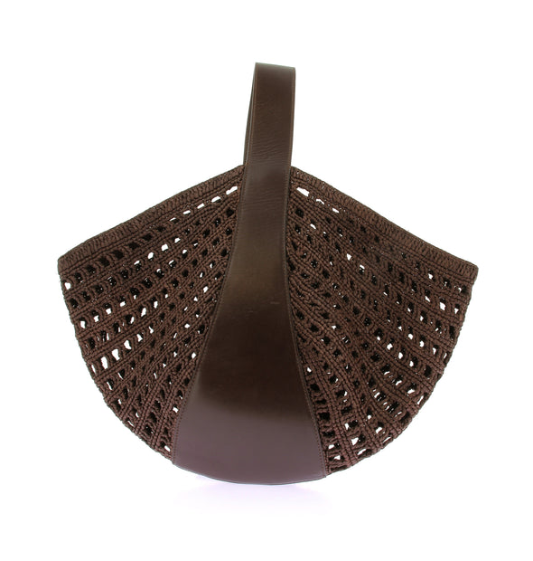 Panier "Cleo" en raphia tressé