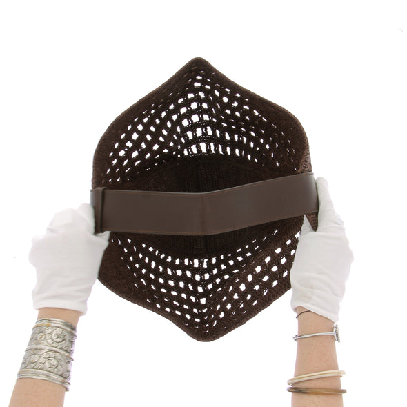 Panier "Cleo" en raphia tressé