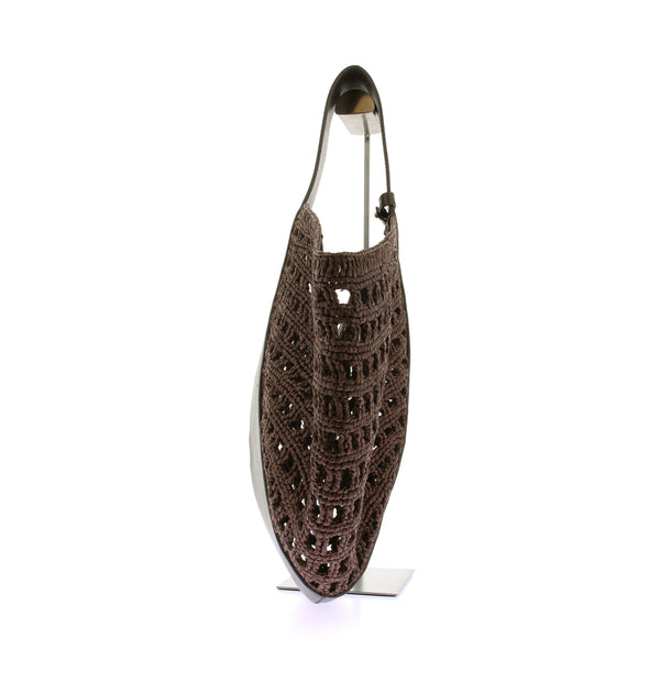 Panier "Cleo" en raphia tressé