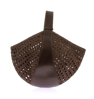 Panier "Cleo" en raphia tressé