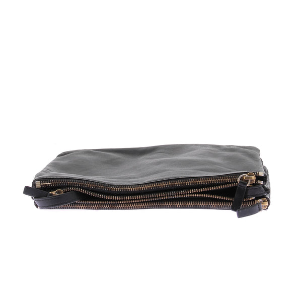 Sac à bandoulière en cuir "Trio"