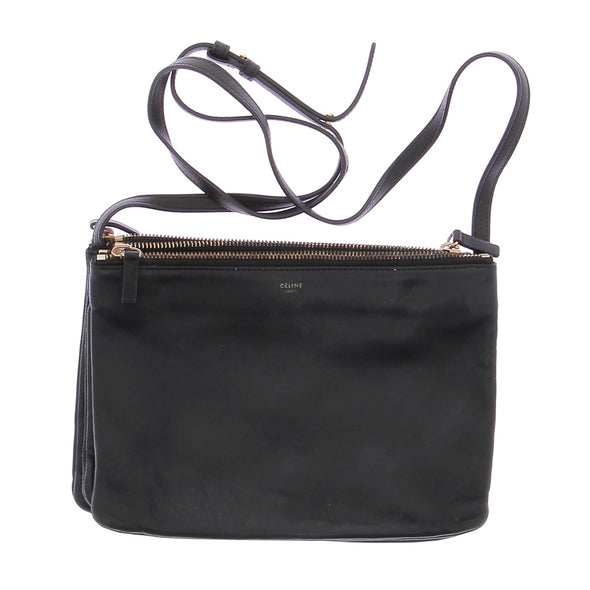 Sac à bandoulière en cuir "Trio"