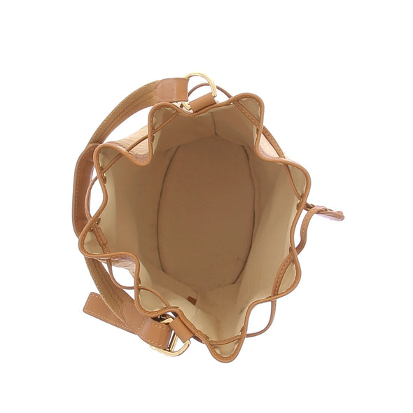 Sac à main "Noelie" en toile et cuir