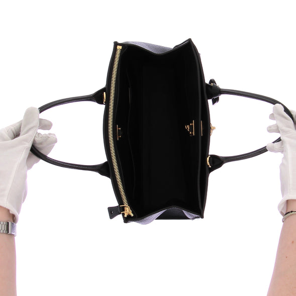 Sac à main "City Steamer" en cuir noir