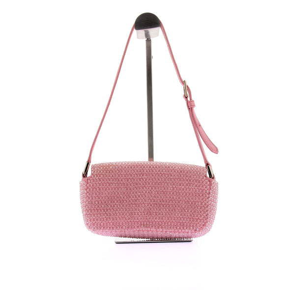 Mini sac "Avenue" rose en perle