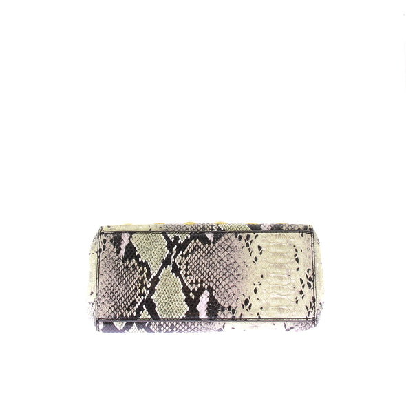 Sac en cuir embossé python