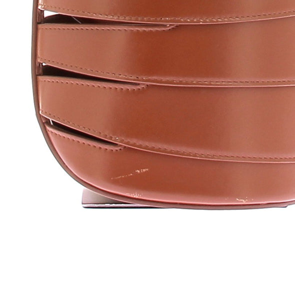Sac à main "Babel" en cuir camel