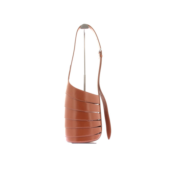 Sac à main "Babel" en cuir camel