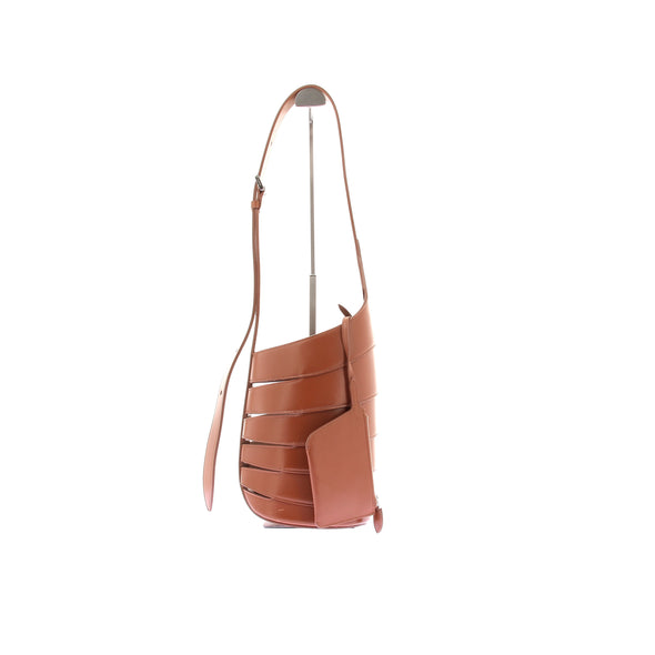 Sac à main "Babel" en cuir camel