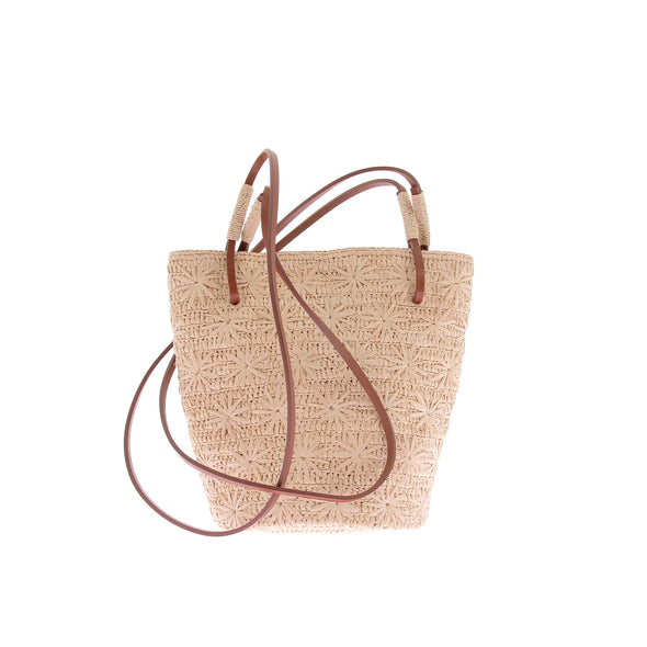 Sac seau en raphia "Rosie"