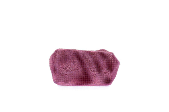 Mini sac rose "Solene" à strass