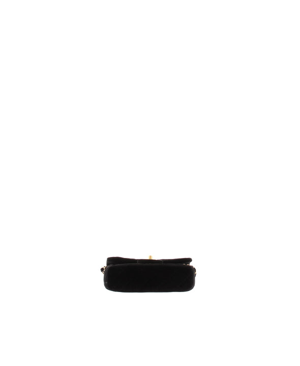Sac à bandoulière en velours matelassé