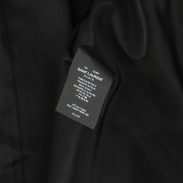 Manteau noir en laine