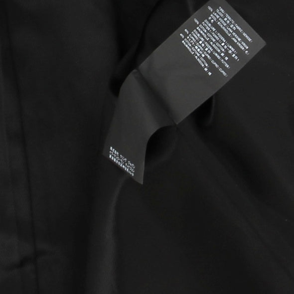 Manteau noir en laine