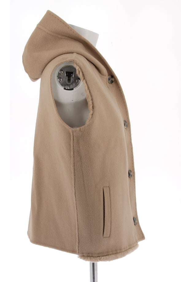 Veste sans manches en laine