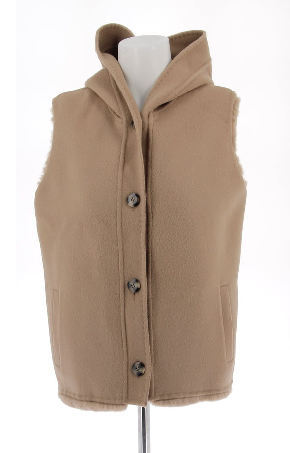 Veste sans manches en laine