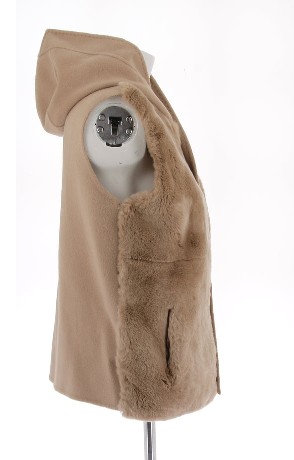 Veste sans manches en laine
