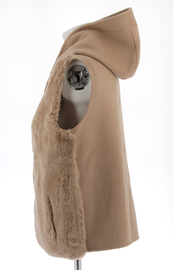 Veste sans manches en laine