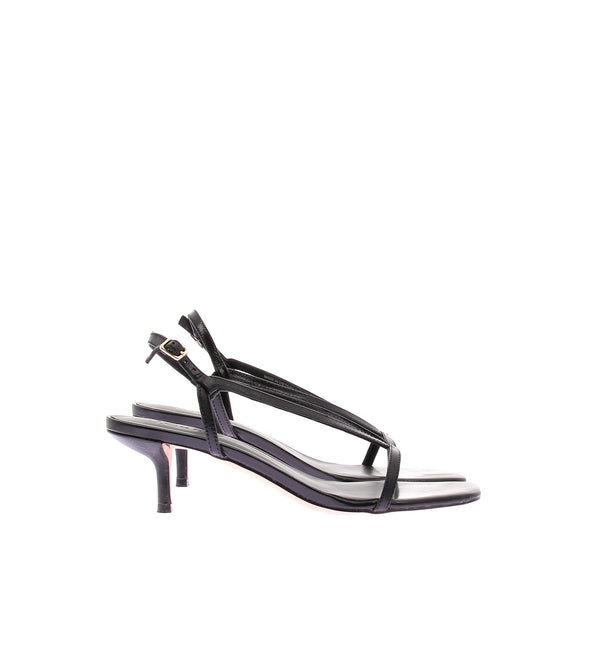 Sandales à talons noires "Krista"