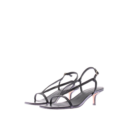 Sandales à talons noires "Krista"