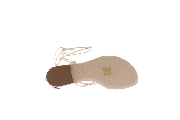 Sandales en cuir à ornements