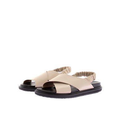 Sandales en cuir "Fussbet"