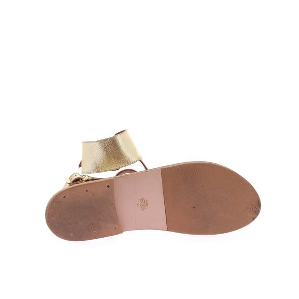 Sandales "Caravelle" dorées en cuir