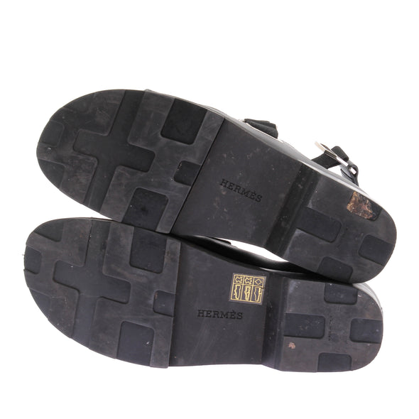 Sandales en cuir