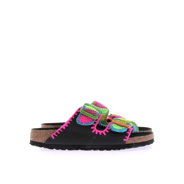 Sandales à brides multicolore