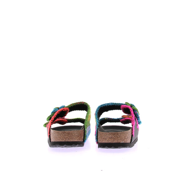 Sandales à brides multicolore