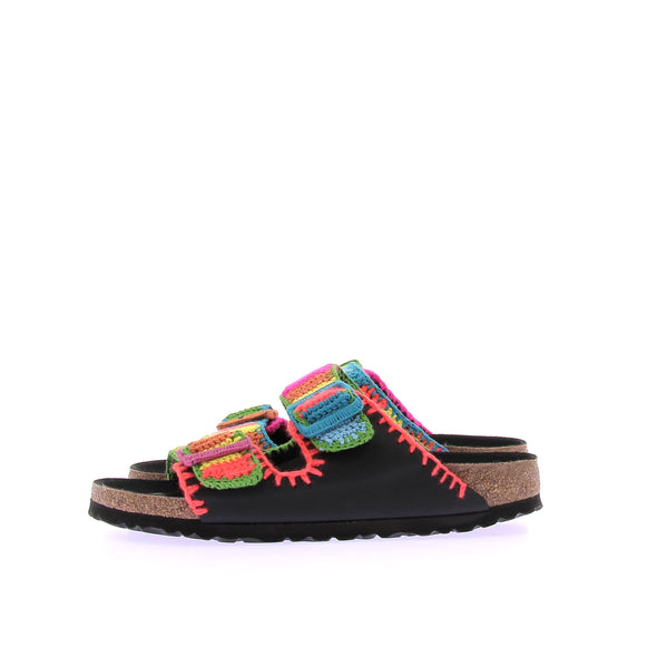 Sandales à brides multicolore