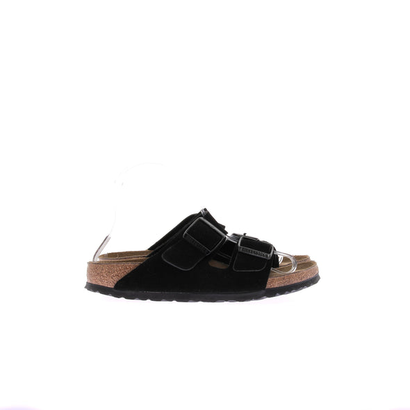 Sandales "Arizona" en daim noir