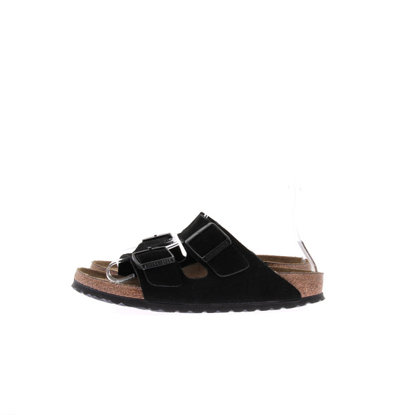 Sandales "Arizona" en daim noir