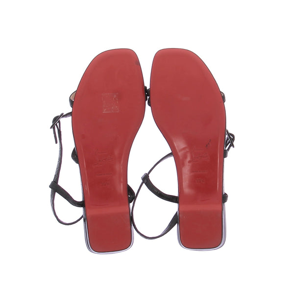 Sandales en cuir