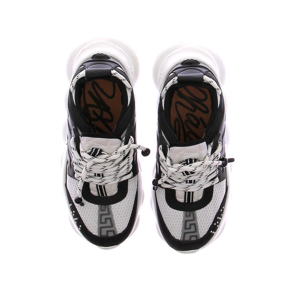 Baskets "Chain Reaction" blanches et marron