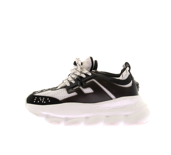 Baskets "Chain Reaction" blanches et marron