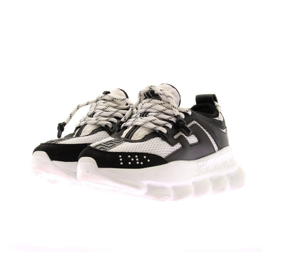 Baskets "Chain Reaction" blanches et marron