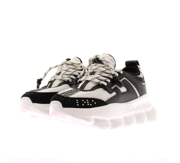 Baskets "Chain Reaction" blanches et marron