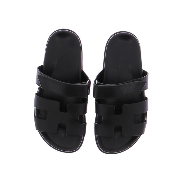 Sandales noires "Chypre"