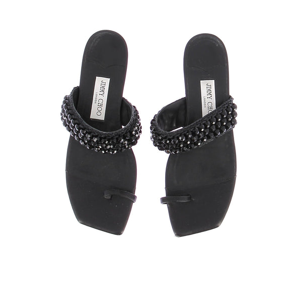 Sandales noires "Amoure"