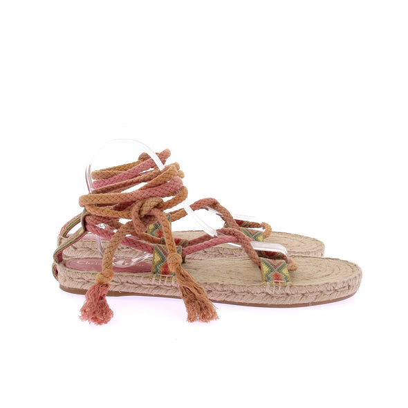 Sandales spartiates roses